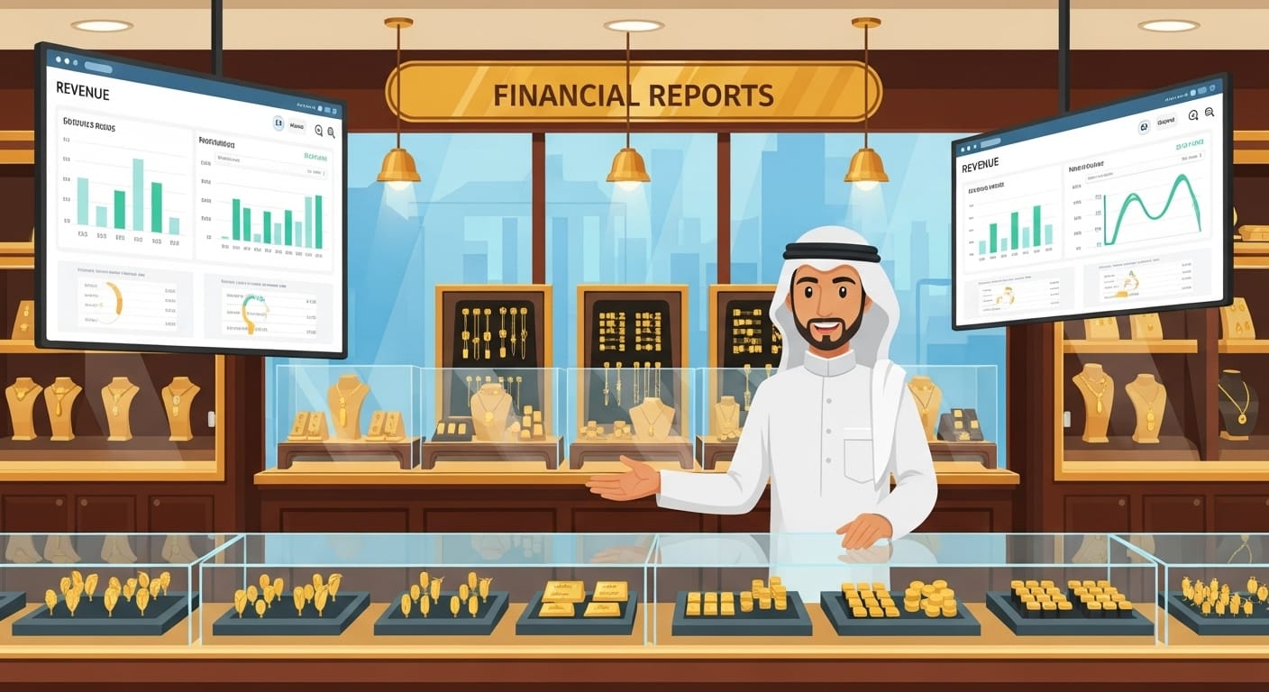 كيف تحول التقارير المالية متجرك الذهب إلى آلة للربح