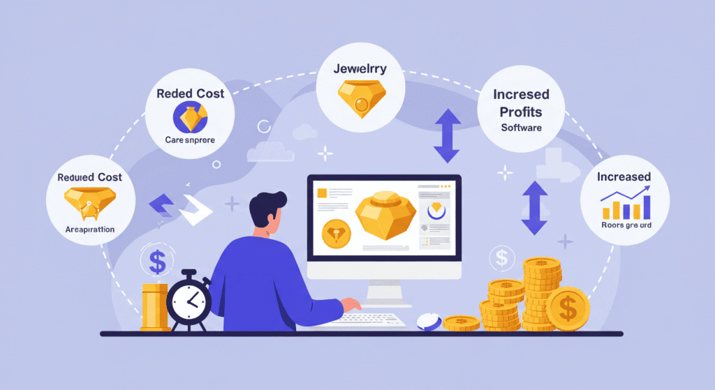كيف يساهم برنامج إدارة الذهب والمجوهرات في تقليل التكاليف وزيادة الأرباح؟
