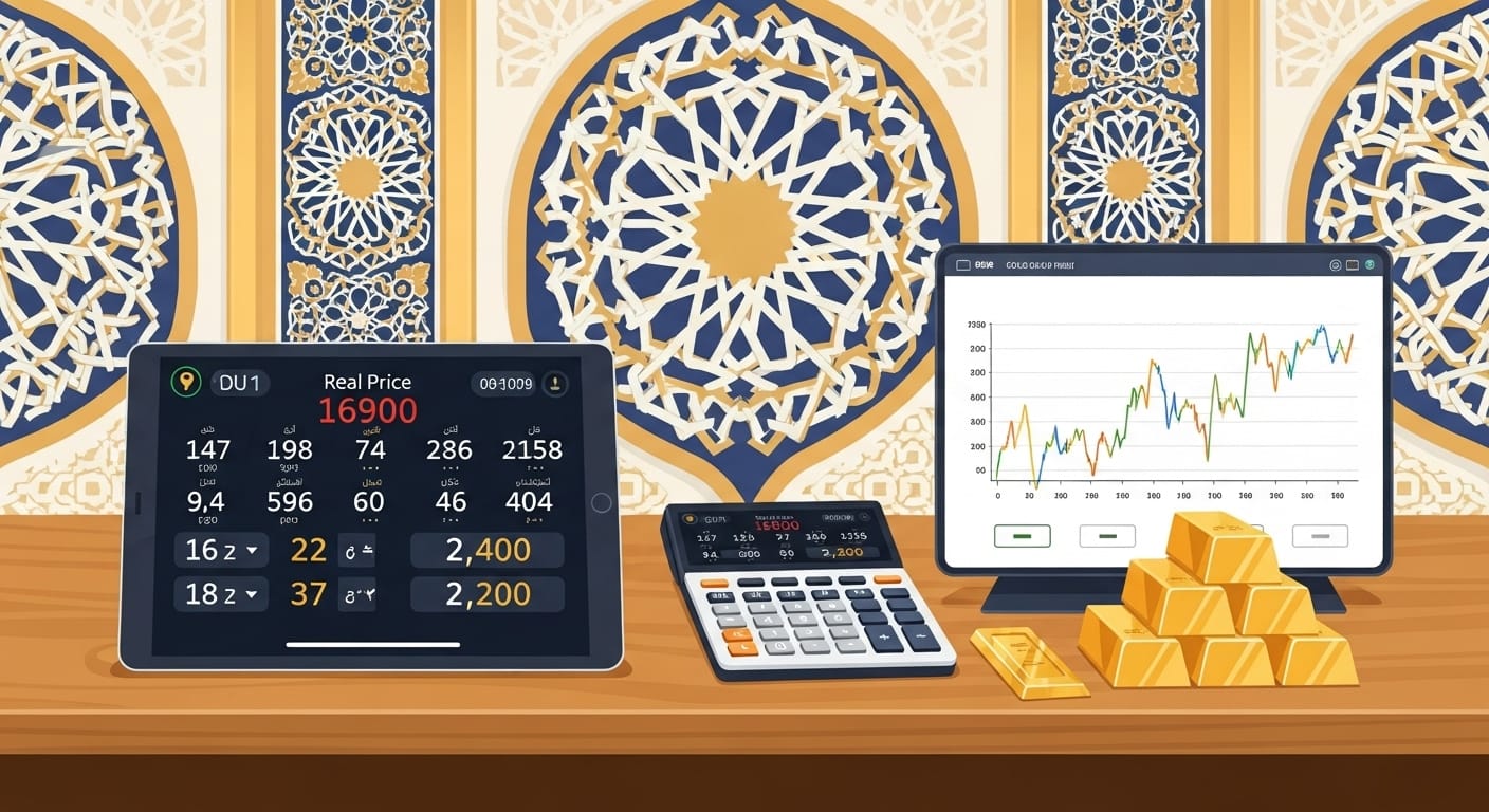 حساب سعر الذهب
